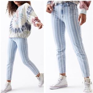 PacSun Double Striped High Rise Mom Jeans